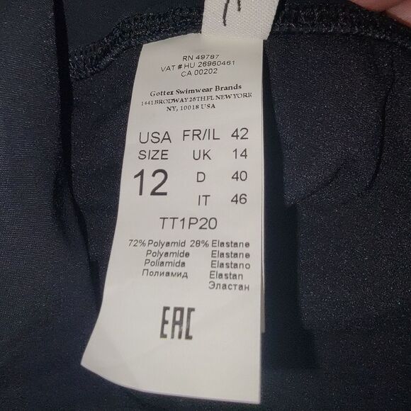 Gottex Profile Nwt Tutti Fruity fold over tankini swimsuit bottom 12 - Picture 7 of 7